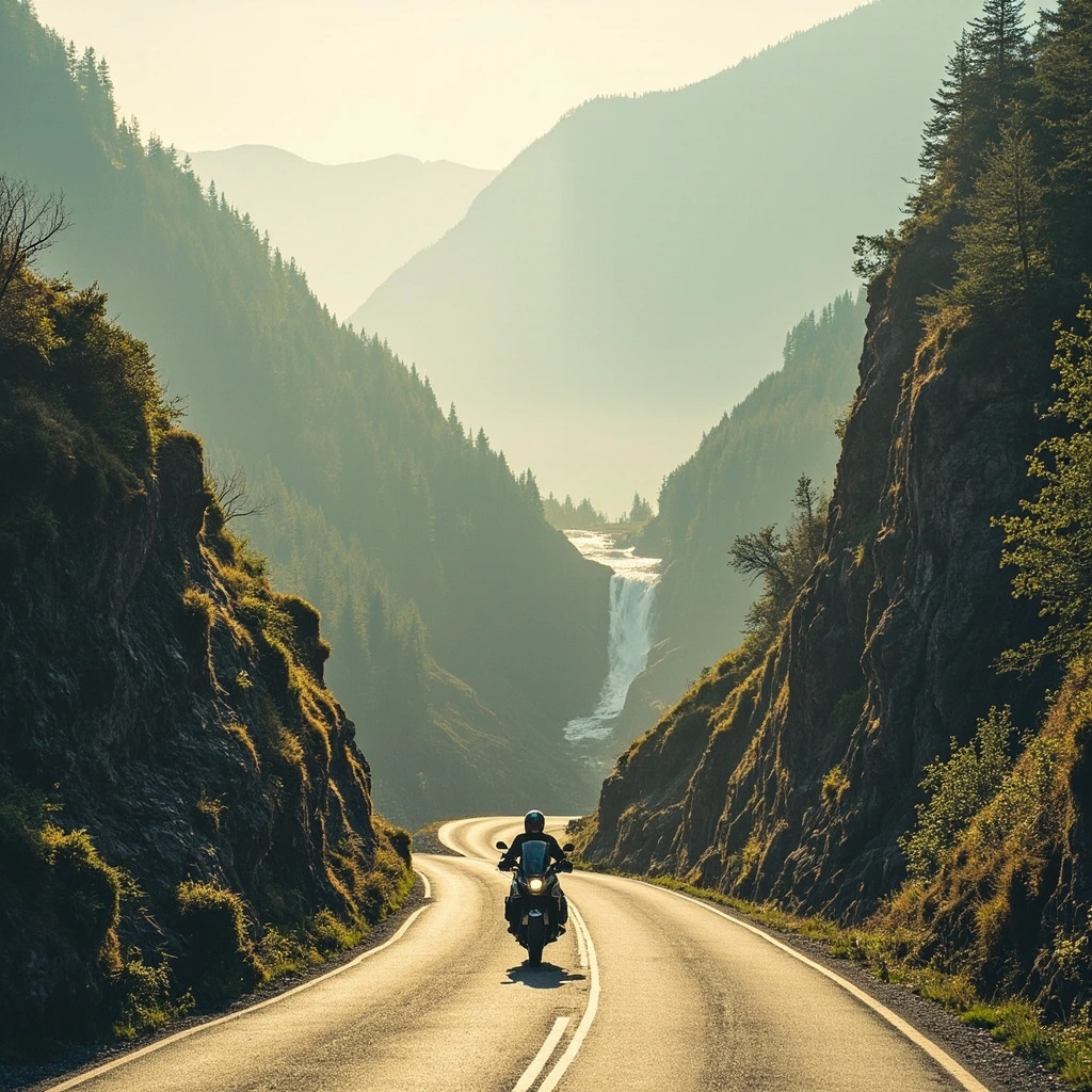 The Trafoi side of the pass, climbing through forest and gorge from South Tyrol.